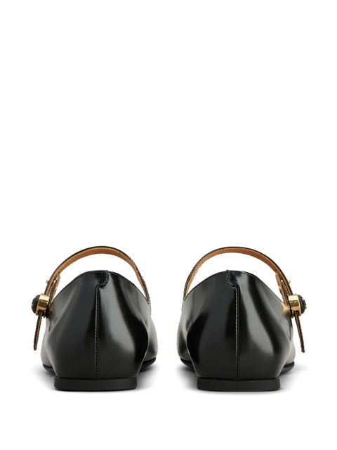 Tod's patent-leather ballerina shoes - Black - zdjęcie produktu nr 2