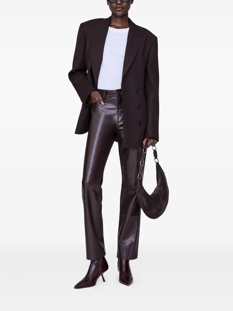 ANINE BING button fly trousers - Brown - zdjęcie produktu nr 2