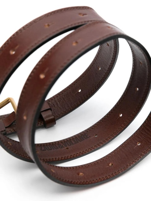 Zadig&Voltaire La Cecilia leather belt - Brown - zdjęcie produktu nr 1