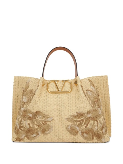 Valentino Garavani VLogo Signature tote bag - Neutrals - zdjęcie produktu nr 1