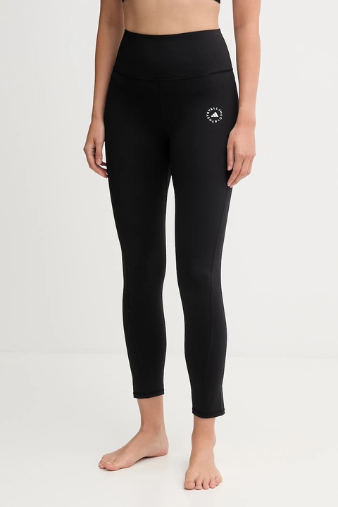 adidas by Stella McCartney legginsy do jogi damskie kolor czarny gładkie JW2000 - zdjęcie produktu nr 1