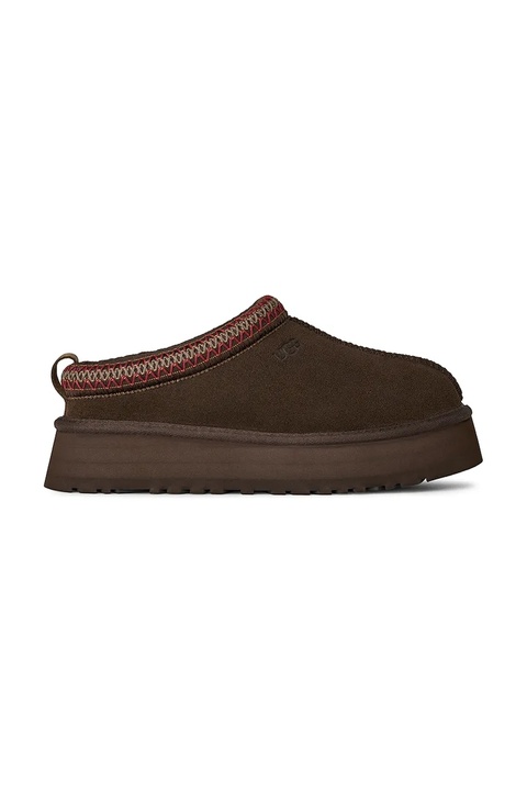 UGG kapcie zamszowe Tazz II kolor brązowy 1174471.DDC - zdjęcie produktu nr 1