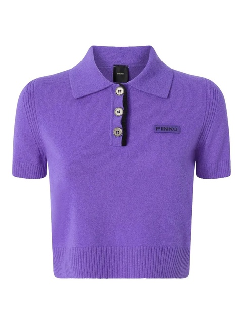 PINKO short-sleeve polo top - Purple - zdjęcie produktu nr 1