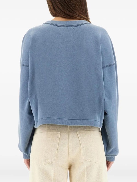 MARANT ÉTOILE drawstring-detail sweatshirt - Blue - zdjęcie produktu nr 2
