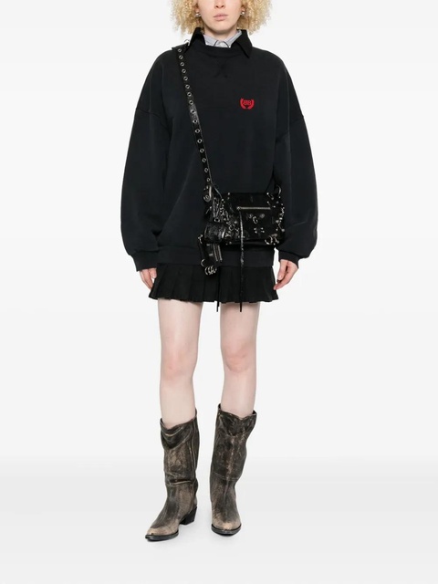 Balenciaga embroidered pleated mini dress - Black - zdjęcie produktu nr 2