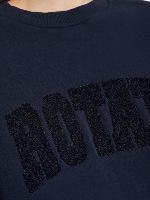 ROTATE BIRGER CHRISTENSEN logo-appliqué sweatshirt - Blue - zdjęcie produktu nr 2