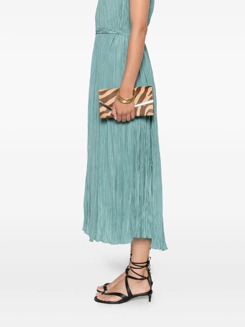 Jimmy Choo Emmie zebra-print clutch bag - Neutrals - zdjęcie produktu nr 2