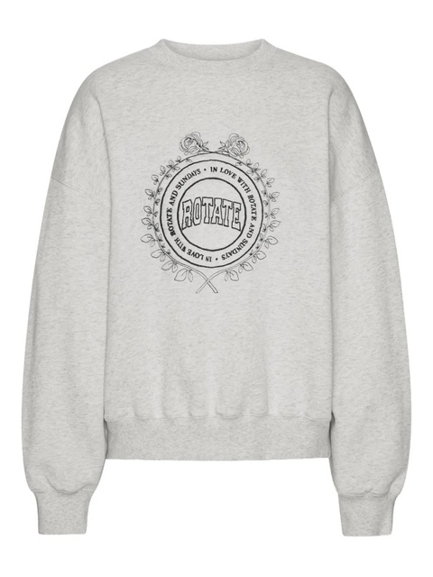 ROTATE BIRGER CHRISTENSEN logo embroidery sweatshirt - Neutrals - zdjęcie produktu nr 1