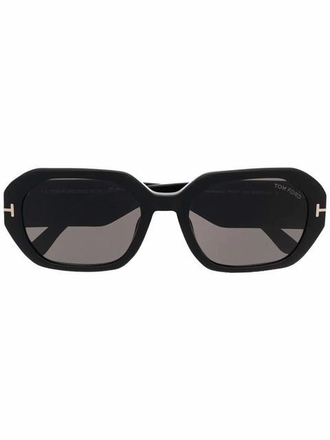 TOM FORD Eyewear Veronique rectangular sunglasses - Black - zdjęcie produktu nr 1