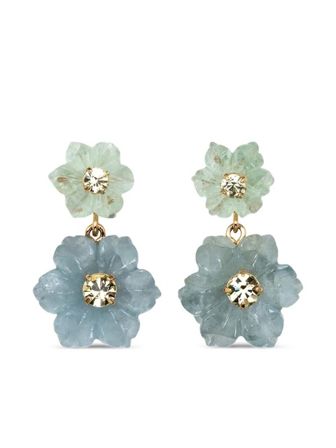 Jennifer Behr Hattie flower earrings - Gold - zdjęcie produktu nr 1