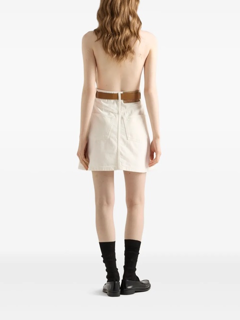 Prada denim mini dress - White - zdjęcie produktu nr 2