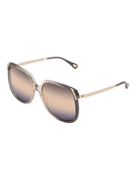 Chloé geometric frame sunglasses - Grey - zdjęcie produktu nr 2
