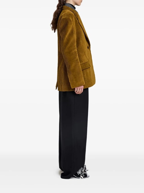 Proenza Schouler single-breasted corduroy blazer - Brown - zdjęcie produktu nr 2