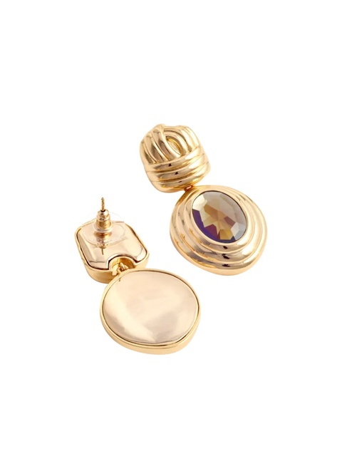 Self-Portrait knot-detail drop earrings - Gold - zdjęcie produktu nr 2