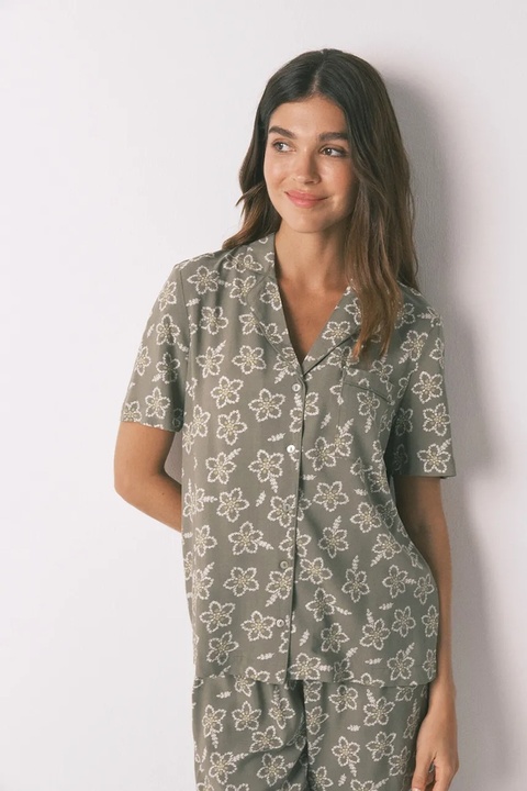 women'secret piżama damska kolor zielony 4852101 - zdjęcie produktu nr 1