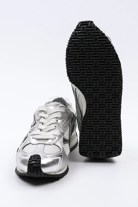 Karl Lagerfeld sneakersy VELOCETTE kolor srebrny KL63925 - zdjęcie produktu nr 2