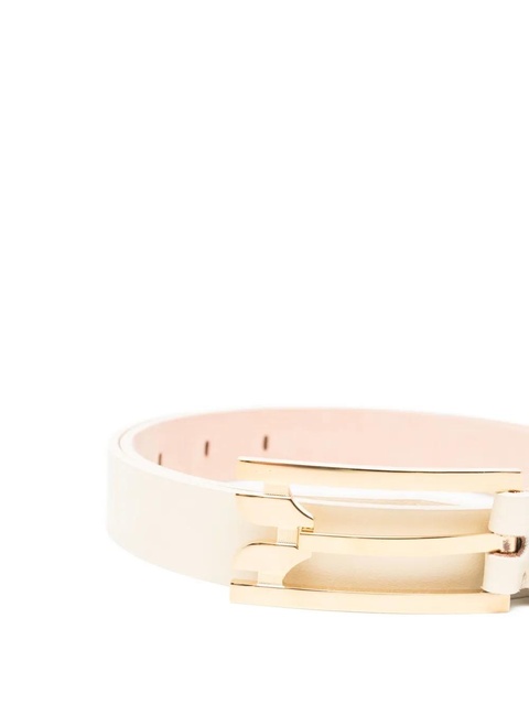 Victoria Beckham bar buckle belt - Neutrals - zdjęcie produktu nr 1