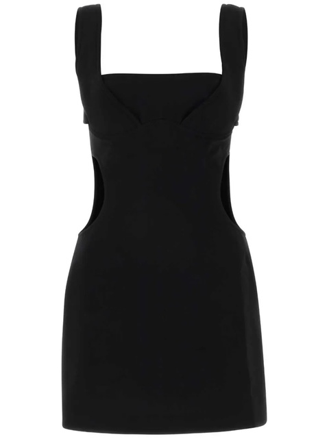 Marine Serre cut-out mini dress - Black - zdjęcie produktu nr 1