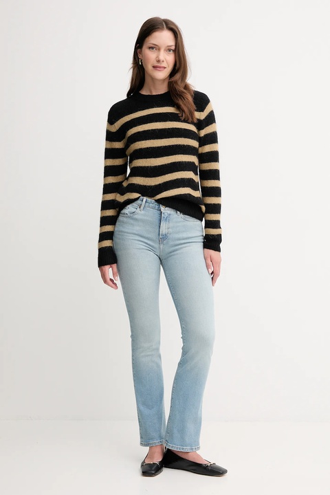 Mos Mosh sweter wełniany damski kolor czarny lekki 165660 - zdjęcie produktu nr 2
