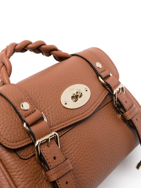 Mulberry mini Alexa leather tote bag - Brown - zdjęcie produktu nr 2