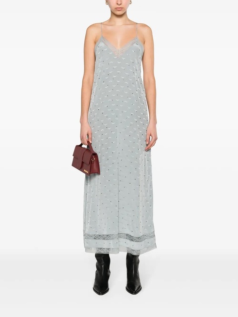 Zadig&Voltaire Reman silk maxi dress - Blue - zdjęcie produktu nr 2