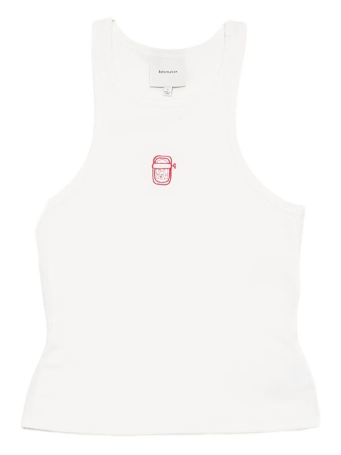 Reformation Nova tank top - White - zdjęcie produktu nr 1