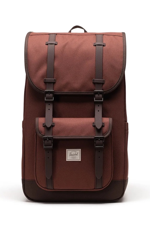 Herschel plecak Little America™ 21 L kolor brązowy duży gładki 11390-07127-OS - zdjęcie produktu nr 1