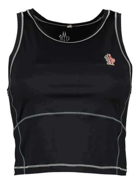 Moncler Grenoble logo tank top - Black - zdjęcie produktu nr 1