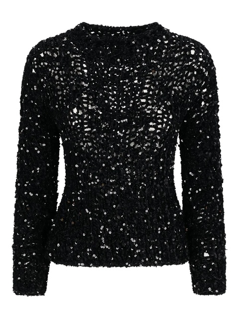 Jil Sander sequin-embellishment sweater - Black - zdjęcie produktu nr 1