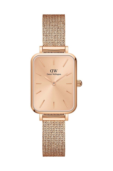 Daniel Wellington zegarek Quadro 20X26 damski kolor różowy - zdjęcie produktu nr 1