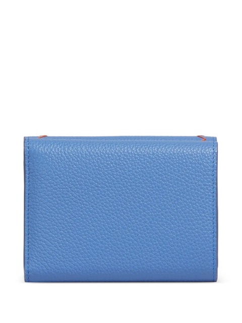 Marni stitch-detail leather wallet - Blue - zdjęcie produktu nr 1