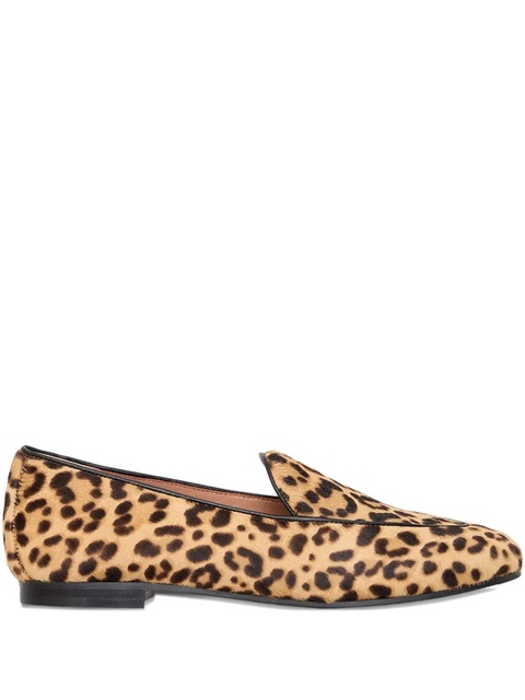 Aquazzura leopard-print loafers - Neutrals - zdjęcie produktu nr 1
