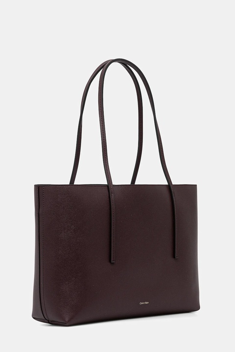 Calvin Klein torebka kolor brązowy LV04F3274G - zdjęcie produktu nr 2