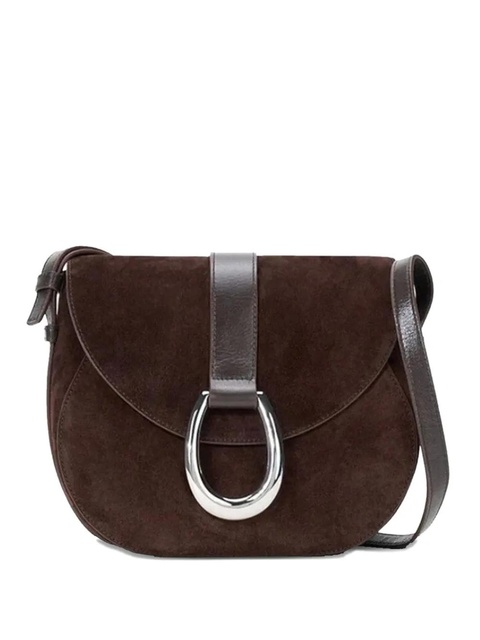 STAUD Bella Saddle suede cross body bag - Brown - zdjęcie produktu nr 2
