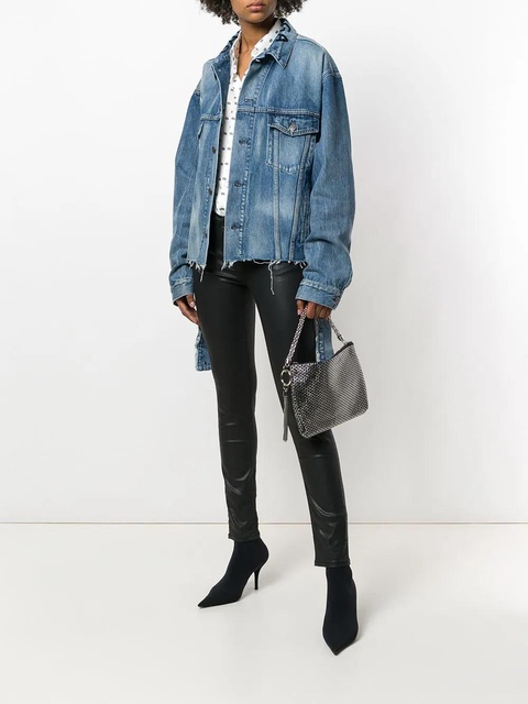 Jimmy Choo Callie crystal-embellished clutch bag - Black - zdjęcie produktu nr 1