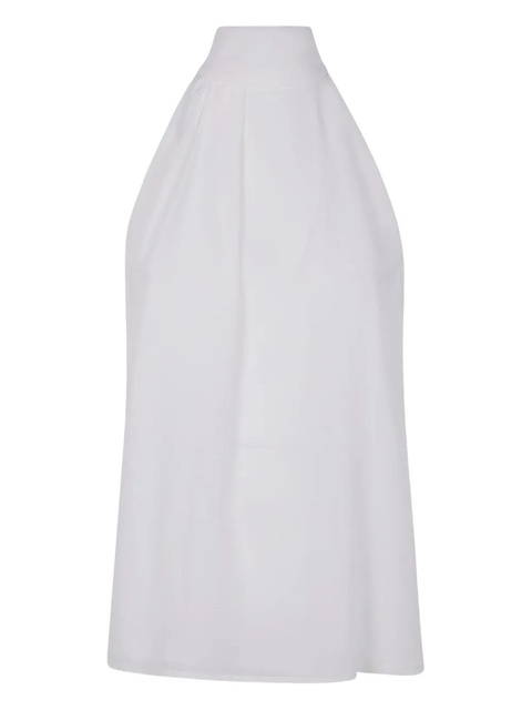Max Mara halter-neck silk top - White - zdjęcie produktu nr 2