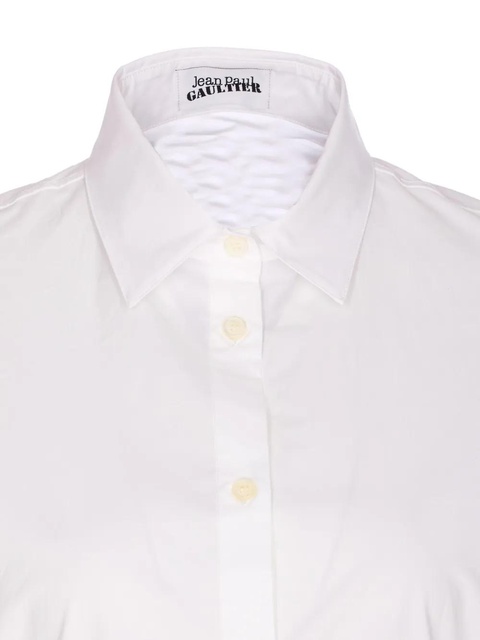Jean Paul Gaultier Jaretekkes button-front logo-plaque shirt - White - zdjęcie produktu nr 2