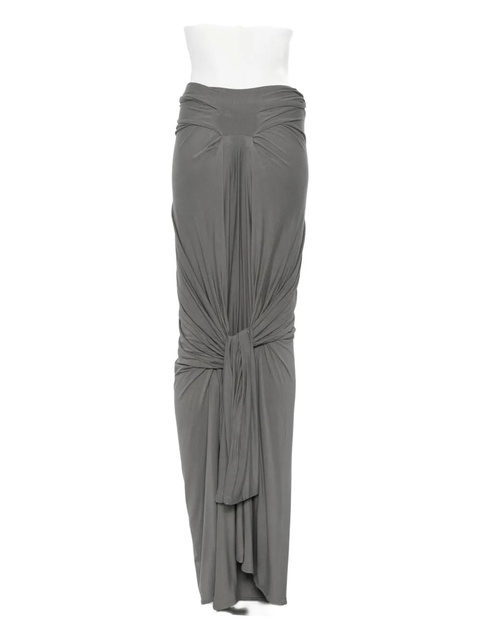 ENTIRE STUDIOS Lumière knotted maxi skirt - Grey - zdjęcie produktu nr 1