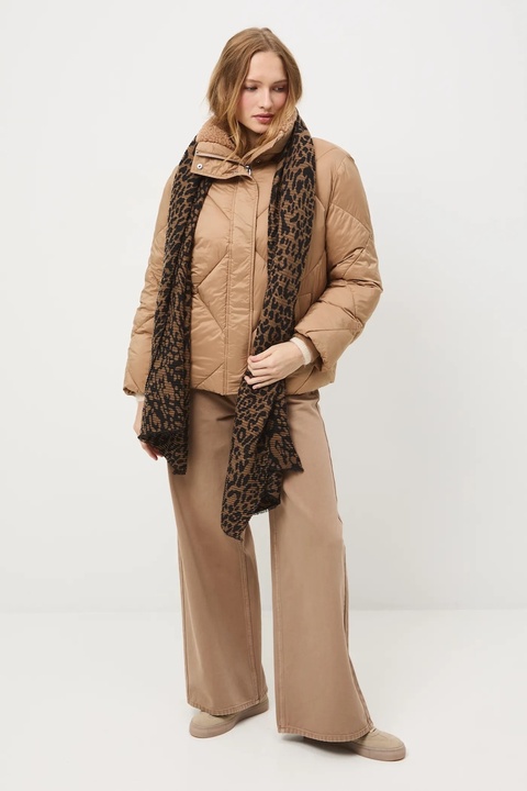 Medicine kurtka damska kolor beżowy zimowa - zdjęcie produktu nr 1