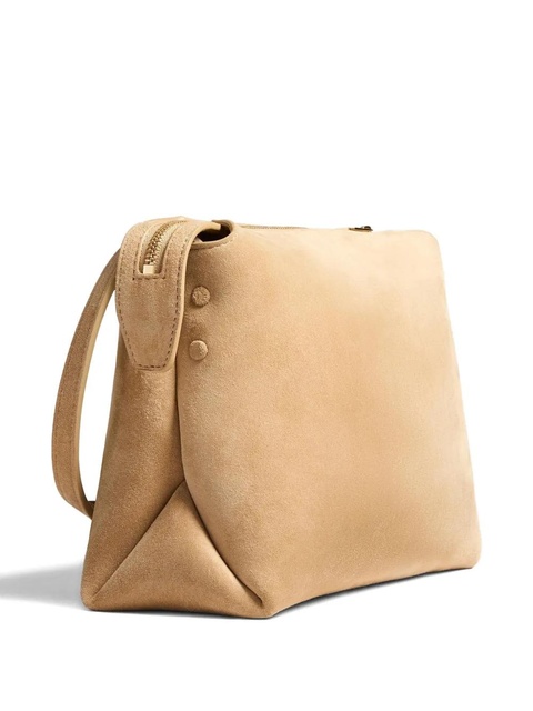 KHAITE Lina suede crossbody bag - Yellow - zdjęcie produktu nr 2