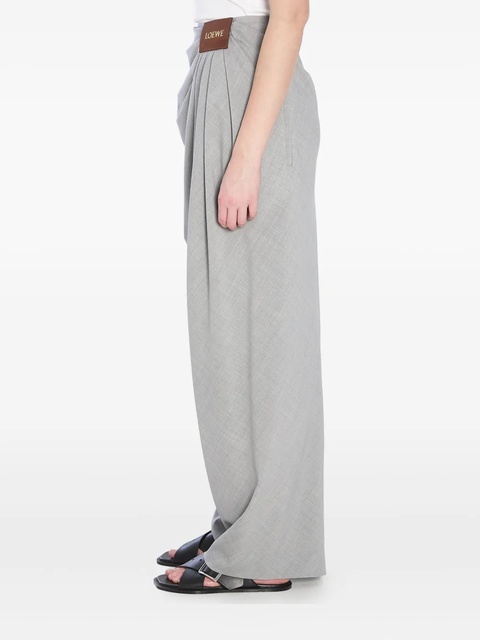 LOEWE wool trousers - Grey - zdjęcie produktu nr 1