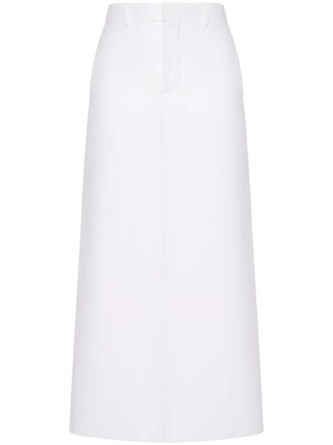 Valentino Garavani Compact poplin skirt - White - zdjęcie produktu nr 1