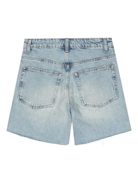 Reformation Raye mid-rise denim shorts - Blue - zdjęcie produktu nr 1