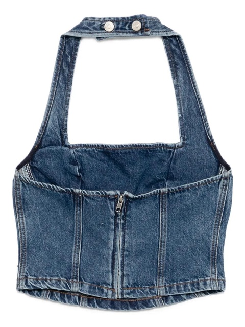 Reformation Lucinda denim top - Blue - zdjęcie produktu nr 2