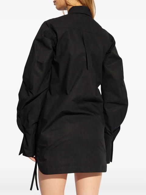 The Attico button-fastening shirtdress - Black - zdjęcie produktu nr 2