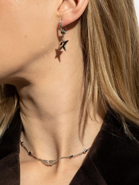 Zadig&Voltaire star-charm hoop earrings - Silver - zdjęcie produktu nr 2