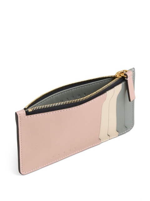 Marni embossed-logo cardholder - Pink - zdjęcie produktu nr 2