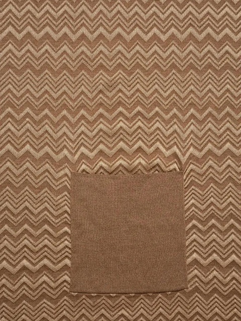 Missoni zigzag scarf - Brown - zdjęcie produktu nr 2