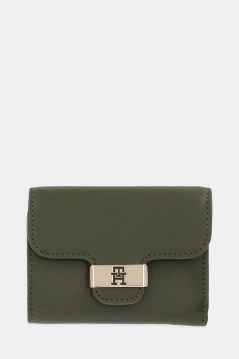 Tommy Hilfiger portfel damski kolor zielony AW0AW18034 - zdjęcie produktu nr 1