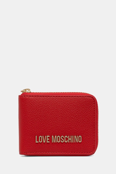 Love Moschino portfel damski kolor czerwony JC5639PP1NLD0500 - zdjęcie produktu nr 1